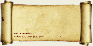 Mia Bakić vizit kartica